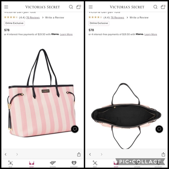 Vs carry-on suitcase slippers backpack keychain 2 bags/ totes NO EXTRA BAGS!!! - Picture 4 of 14